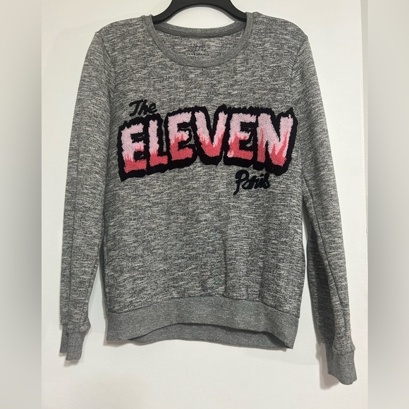 Little Eleven Paris Other - Little Eleven Paris Super Soft Sweatshirt in Gray Sz 14